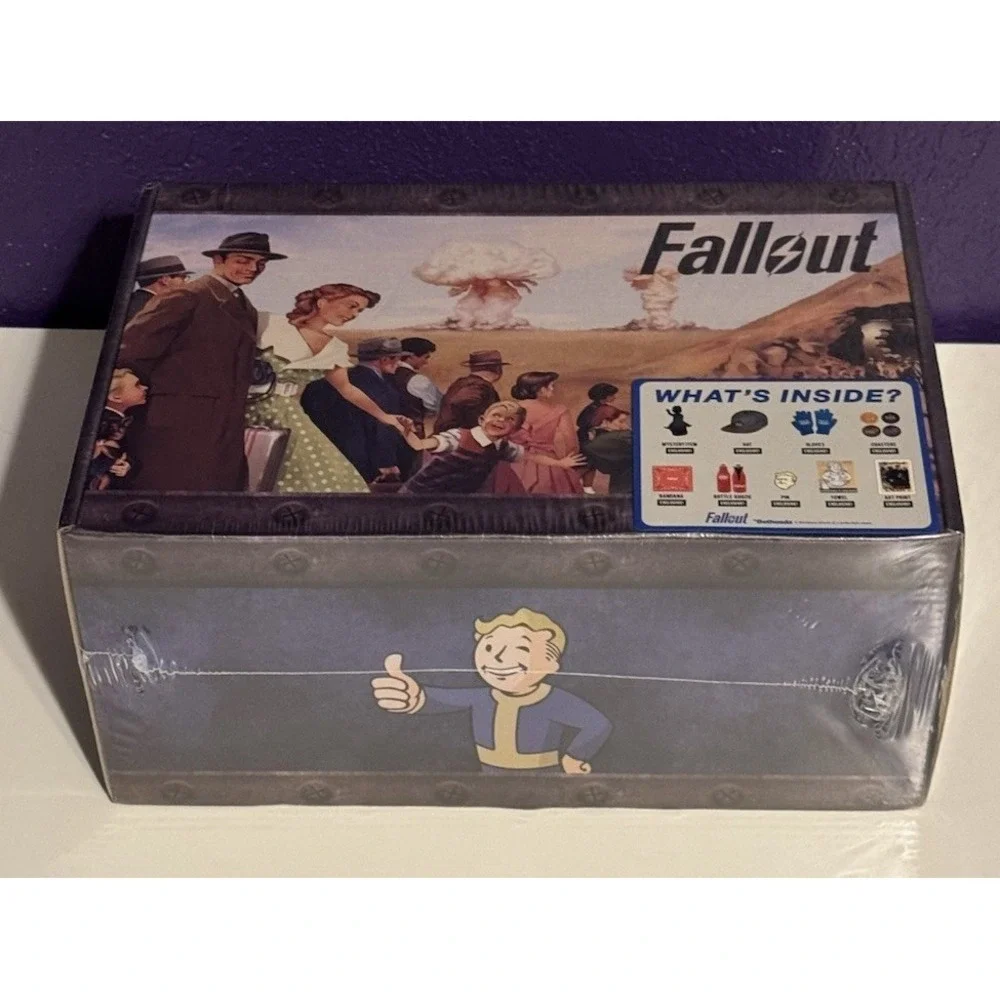 Fallout Collectors Box 9 PC Set Betheseda 2018 GameStop Exclusive Sealed  Rare